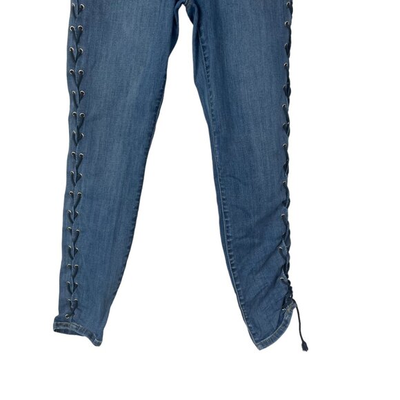 Pac Sun High Rise Ankle Jegging Jeans Womens Size 25 Waist 90's Y2K - Picture 4 of 10